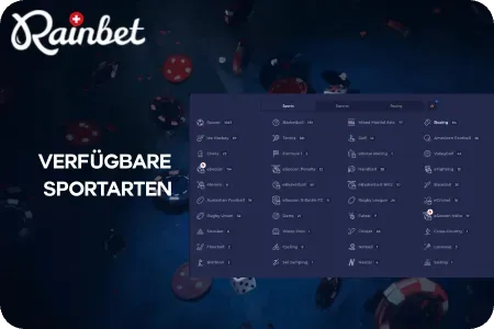 Sportarten Rainbet 